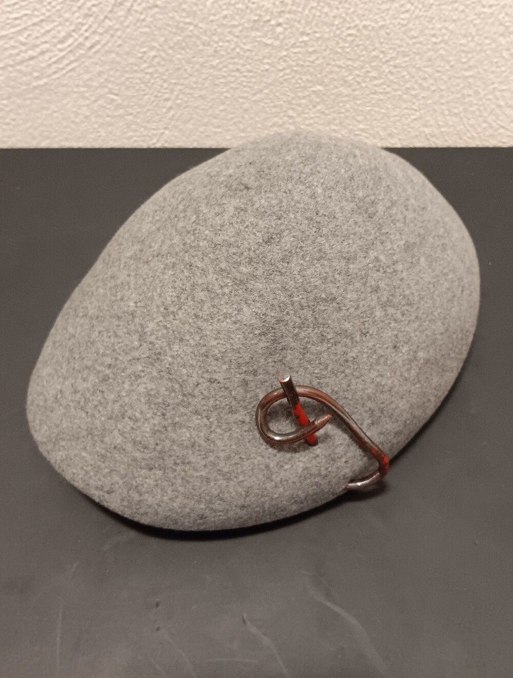 Merrimac| Vintage 100% Wool Felt Gray Hat Made In USA